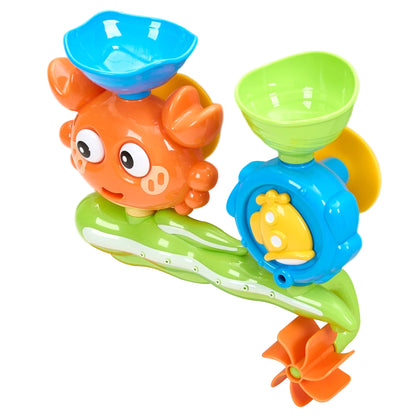 Wall-Mounted Crab Bath Toy for Kids