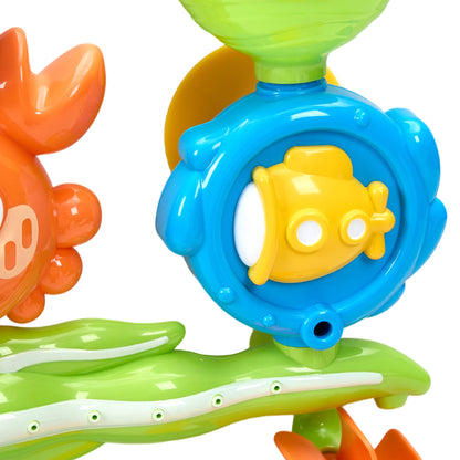 Wall-Mounted Crab Bath Toy for Kids
