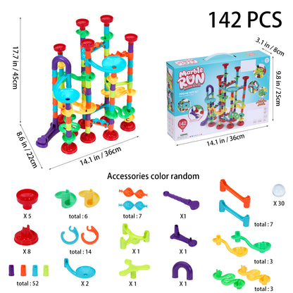 Marble Run Race Track Toy Set Construction Building Blocks Toys