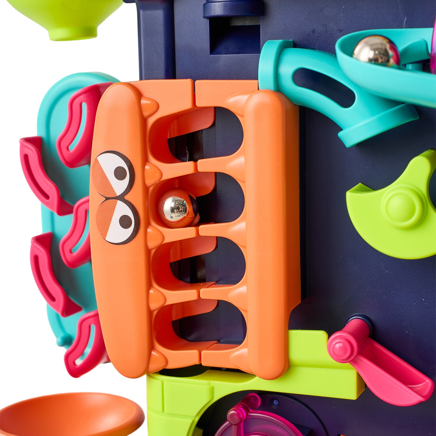 Colourful Marble Run Toy Vertical Obstacle Track with 6 Balls