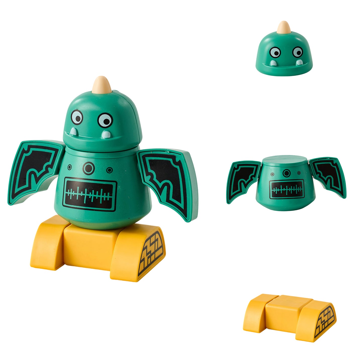 35-Piece Moster-Themed Magnetic Building Block Set
