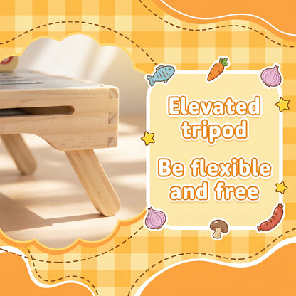 Wooden BBQ Grill Playset