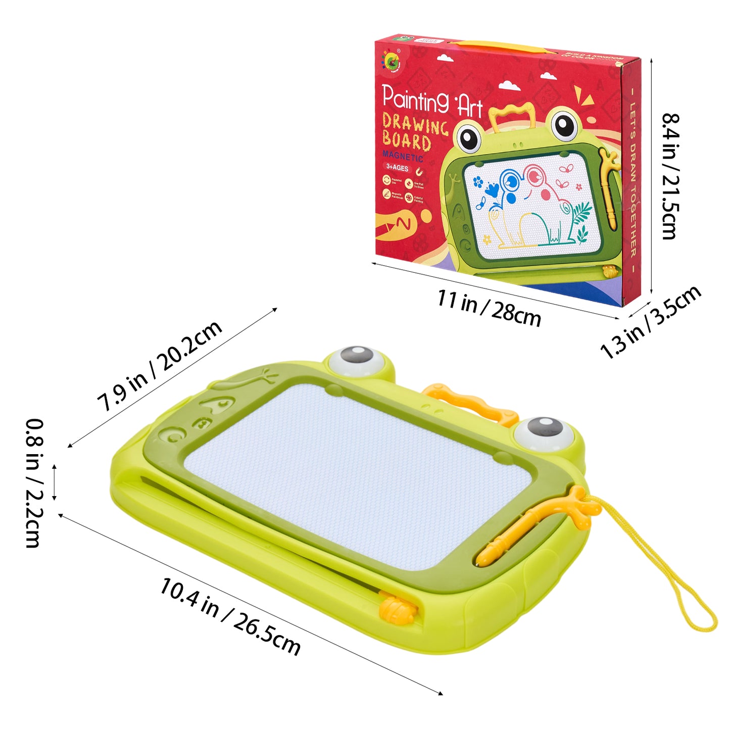 Portable Cartoon Magnetic Drawing Board for Kids