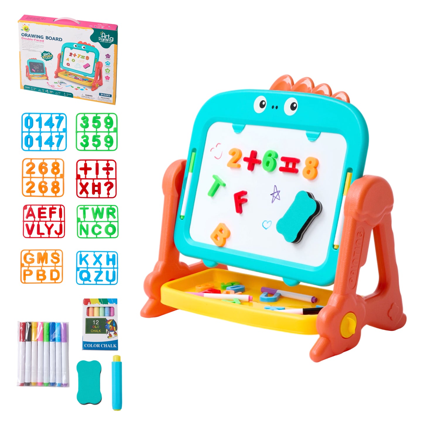 Double-Sided Easel for Kids