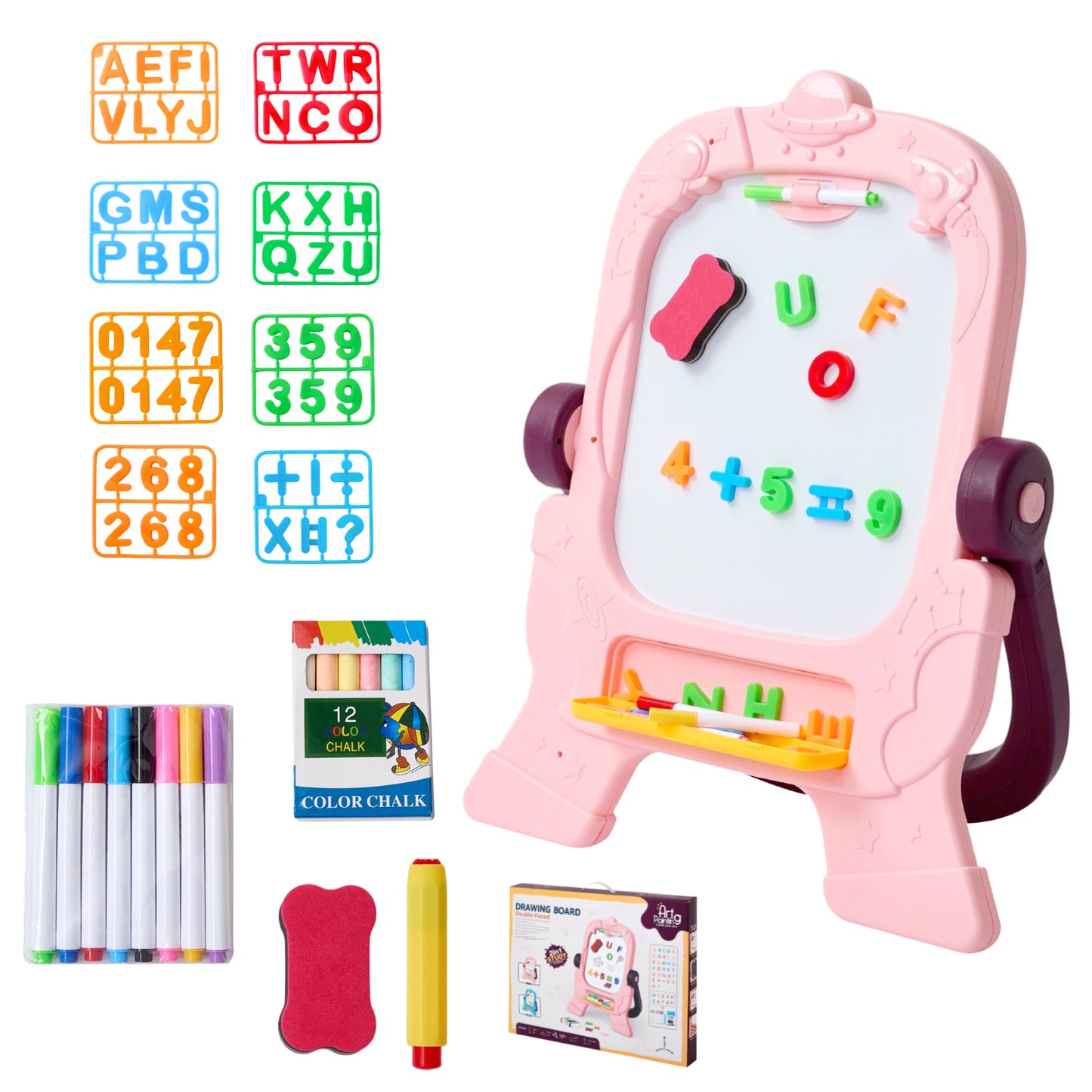 Double-Sided Easel for Kids