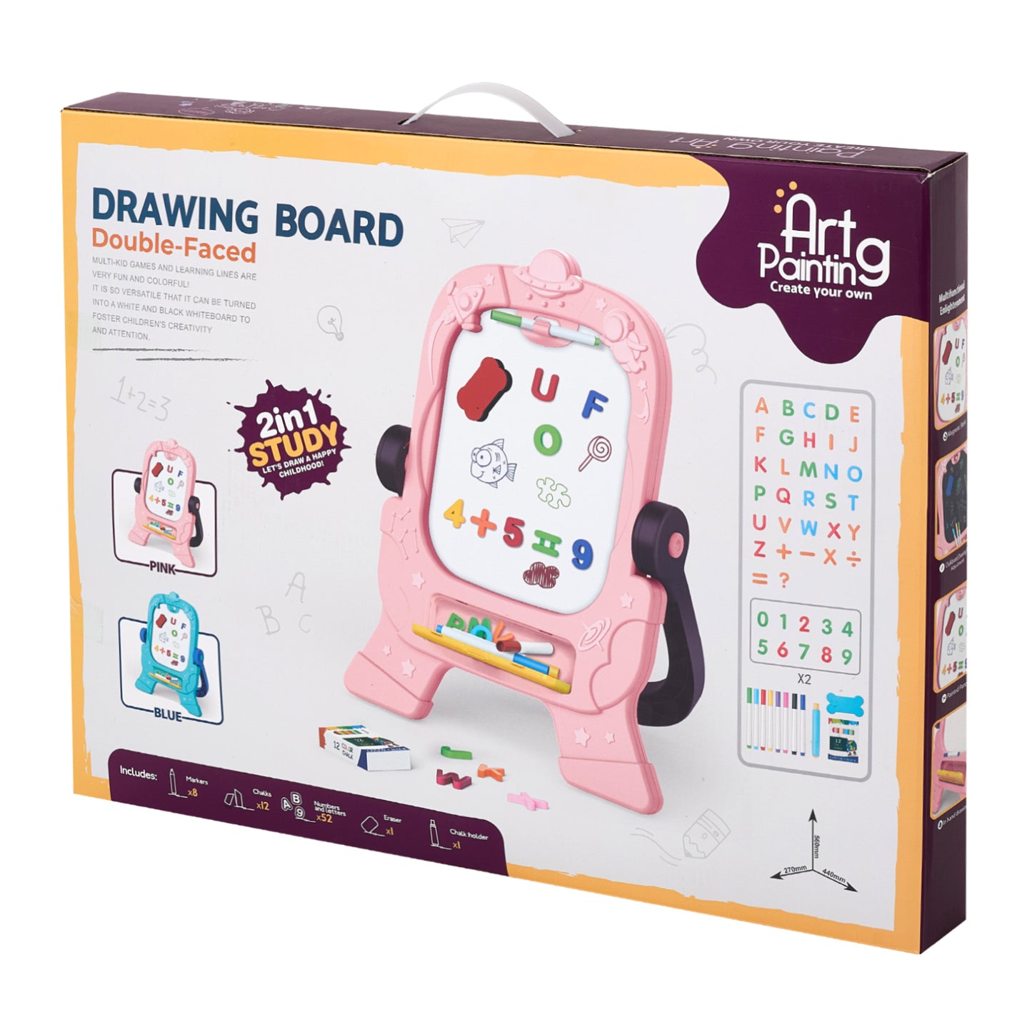 Double-Sided Easel for Kids