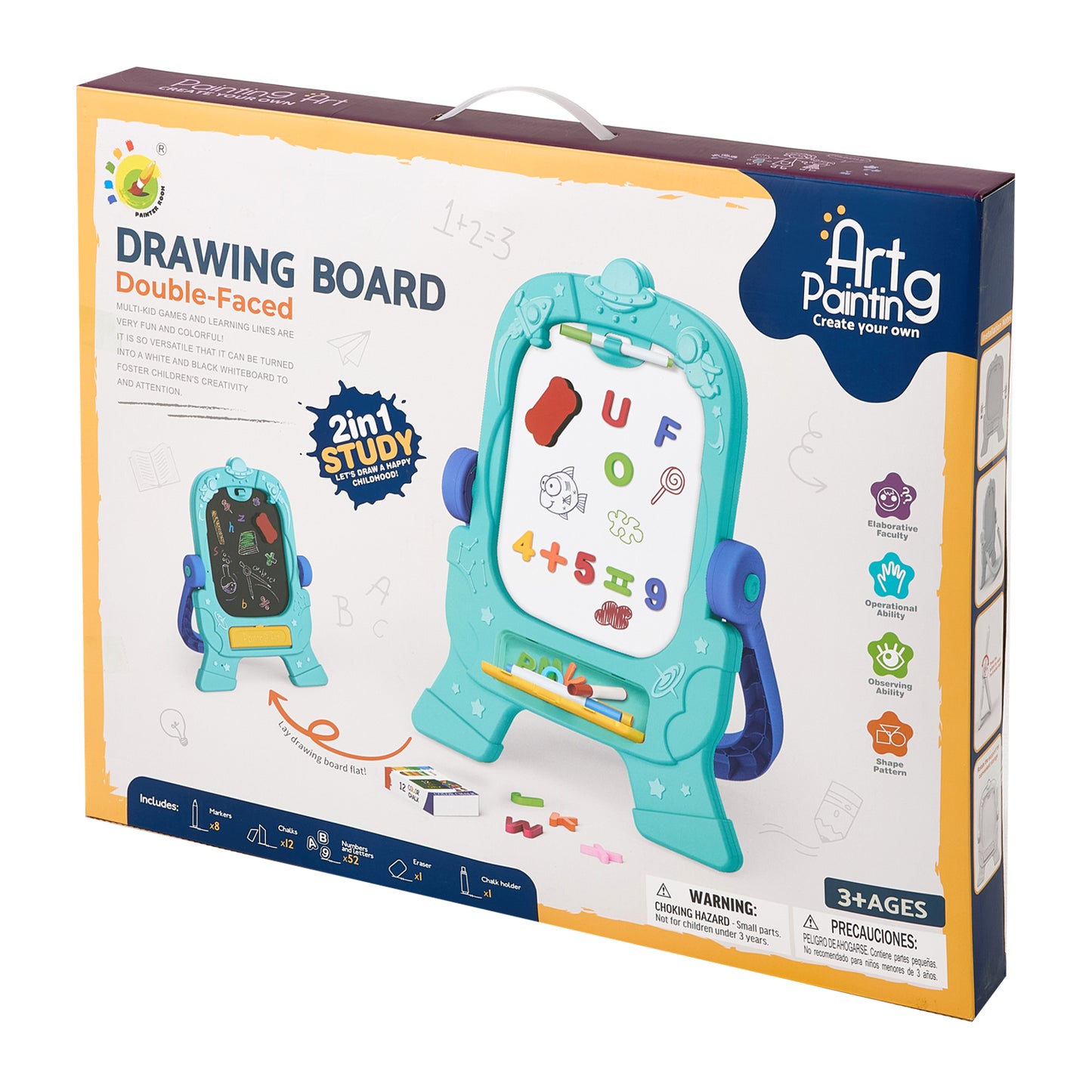 Double-Sided Easel for Kids