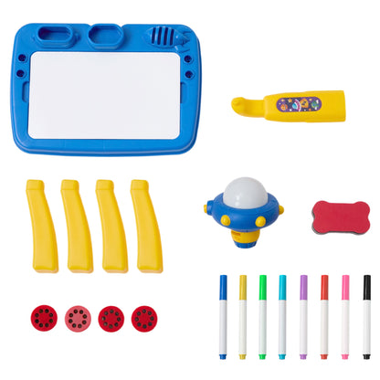 32 Patterns UFO-Themed Drawing Projector Table Set for Kids