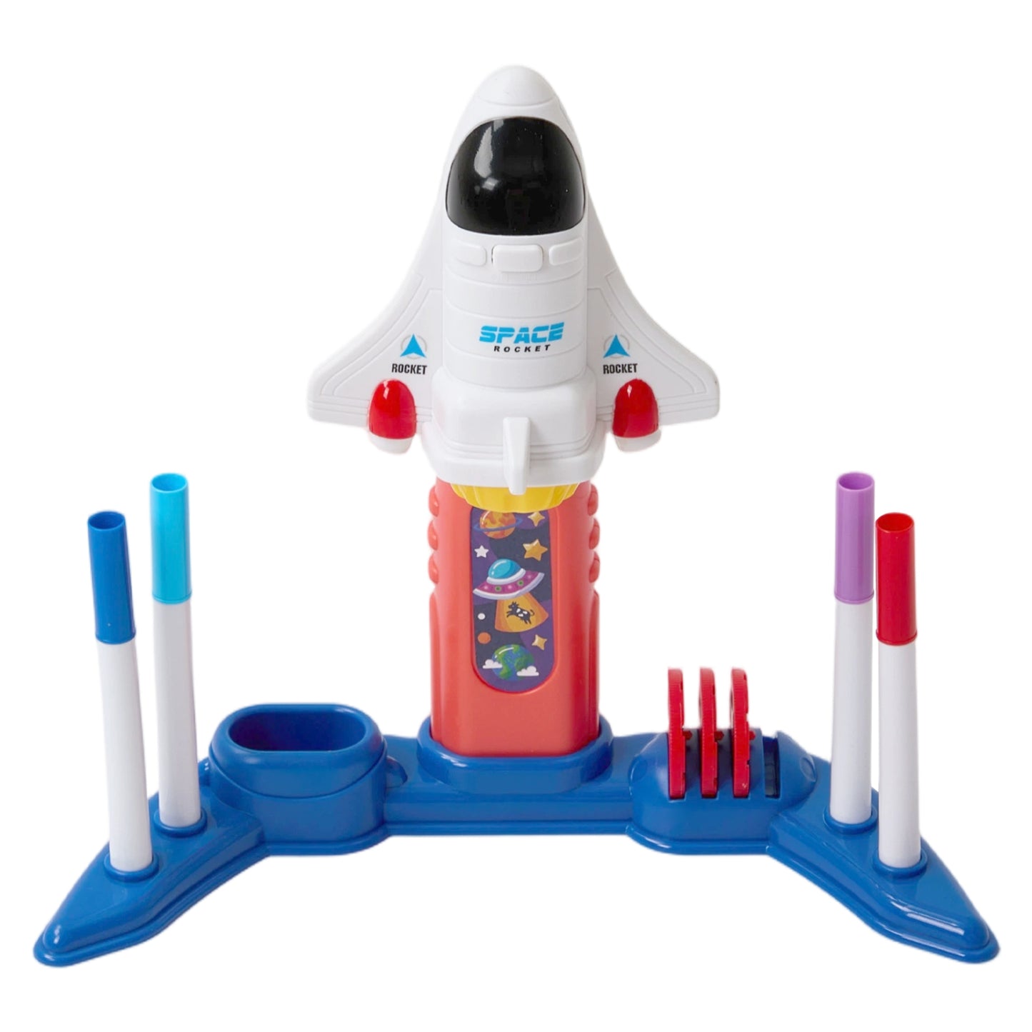 32 Patterns Rocket-Themed Desktop Drawing Projector Kit for Kids