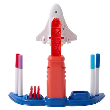 32 Patterns Rocket-Themed Desktop Drawing Projector Kit for Kids