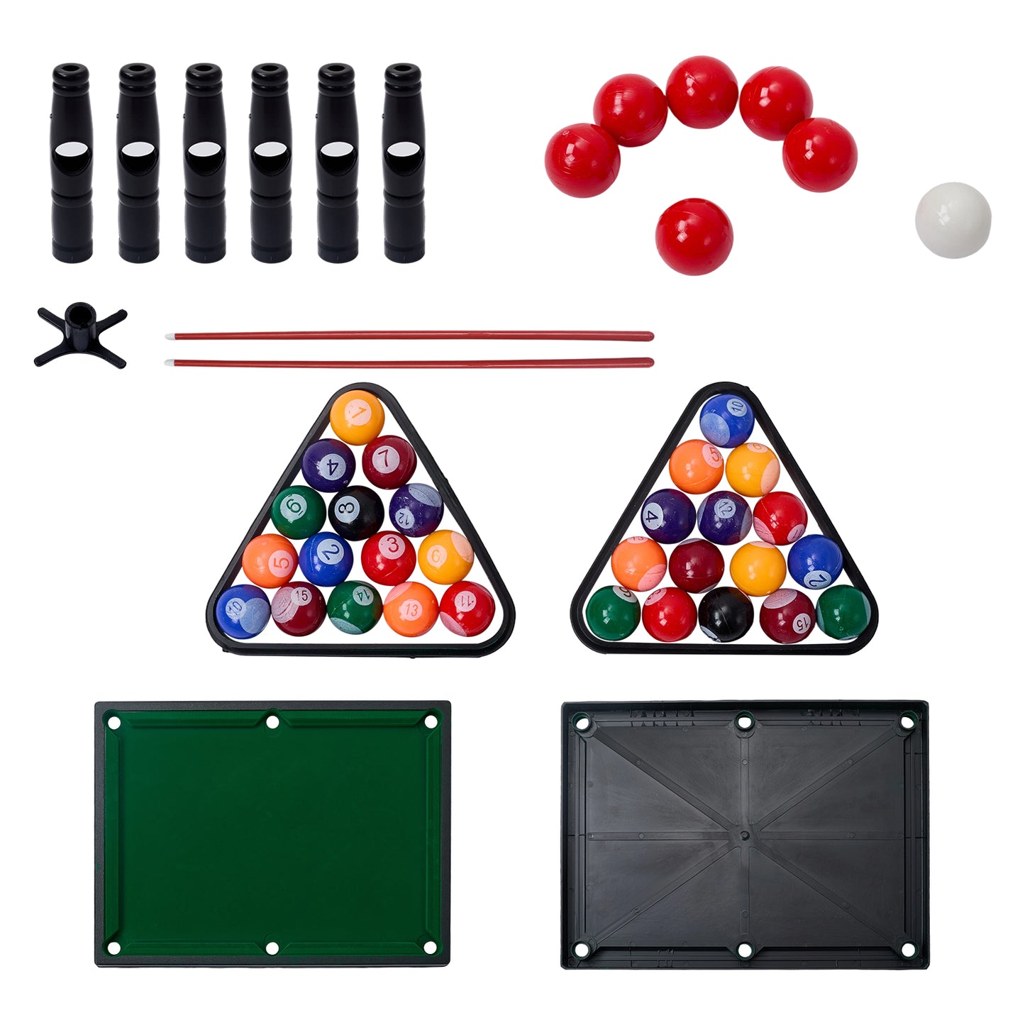 Mini Snooker & Pool Table Game Toy Set for Kids