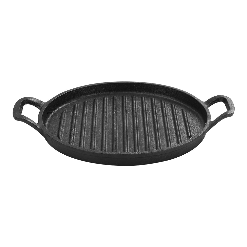 Pre-Seasoned Cast Iron Frying Pan with Double Handles