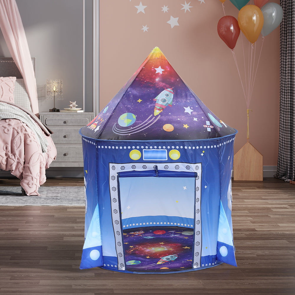 Spaces Theme Kids Pop-up Play Tent Playhouse