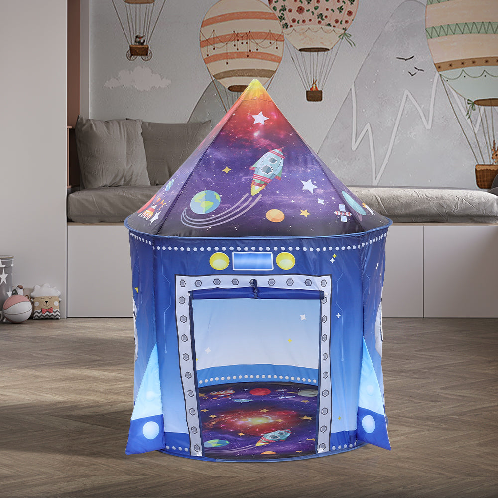 Spaces Theme Kids Pop-up Play Tent Playhouse