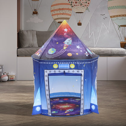 Spaces Theme Kids Pop-up Play Tent Playhouse