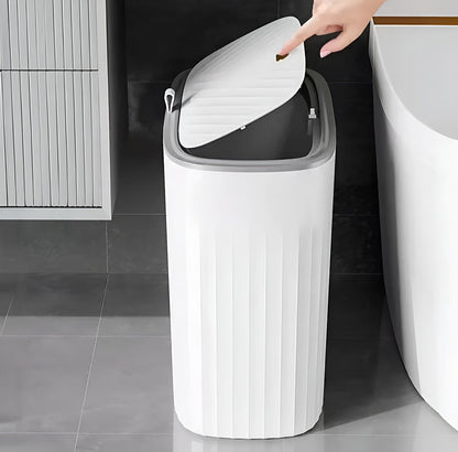 13L Press-to-Open Corner Hanging Trash Bin