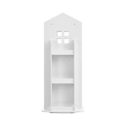 Kids' House Frame Rotating Bookshelf