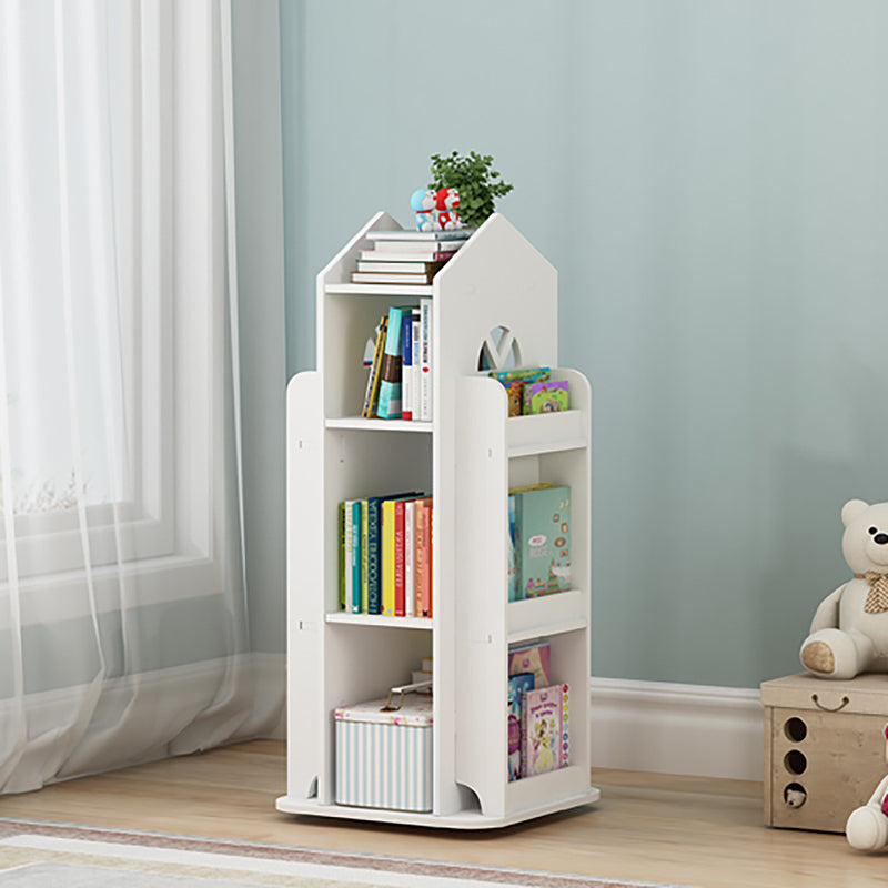 Kids' House Frame Rotating Bookshelf