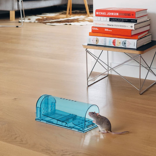 2 Pack Plastic Humane Mouse Trap Cages