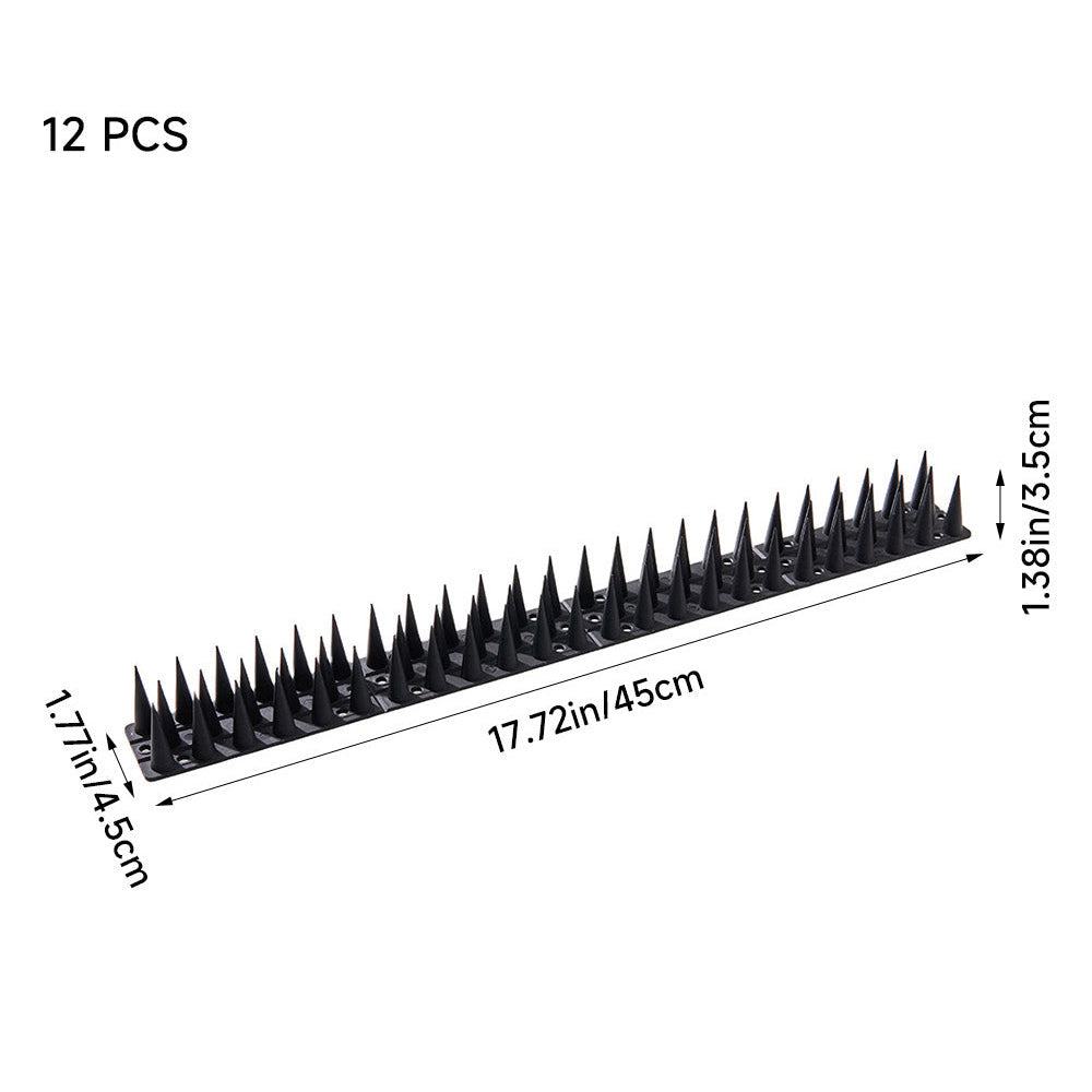 45cm 12 Pack Bird Spikes Deterrent Fence