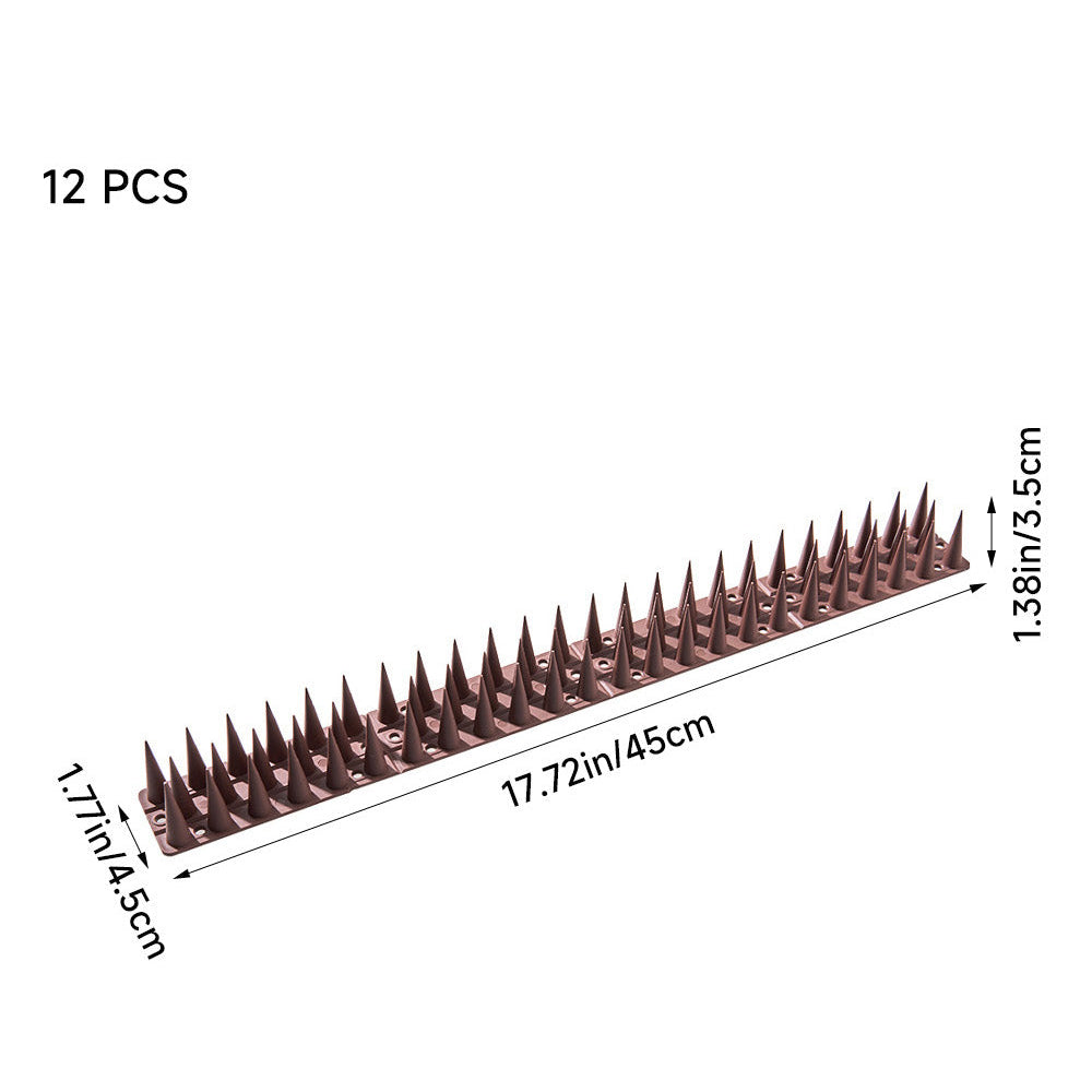 45cm 12 Pack Bird Spikes Deterrent Fence