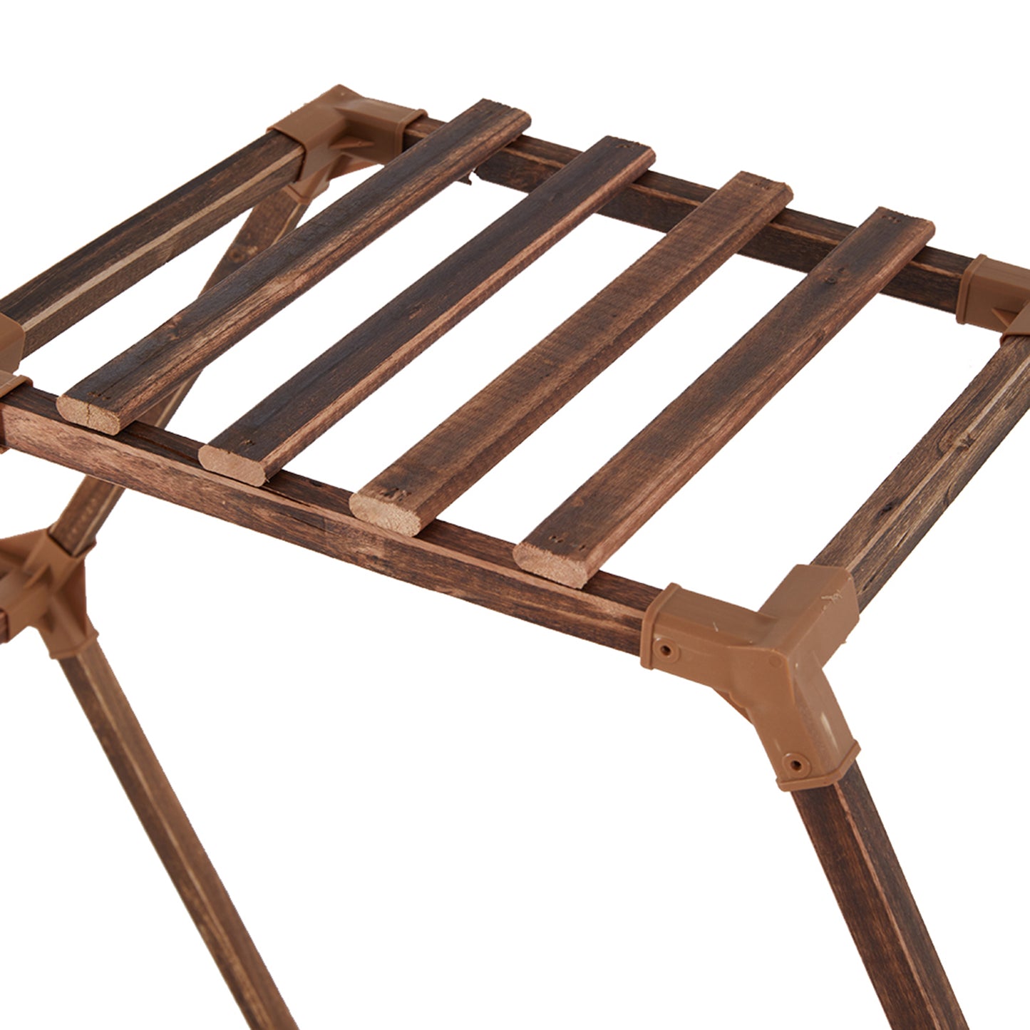 9-Potted Hexagonal Eucalyptus Wood Plant Stand