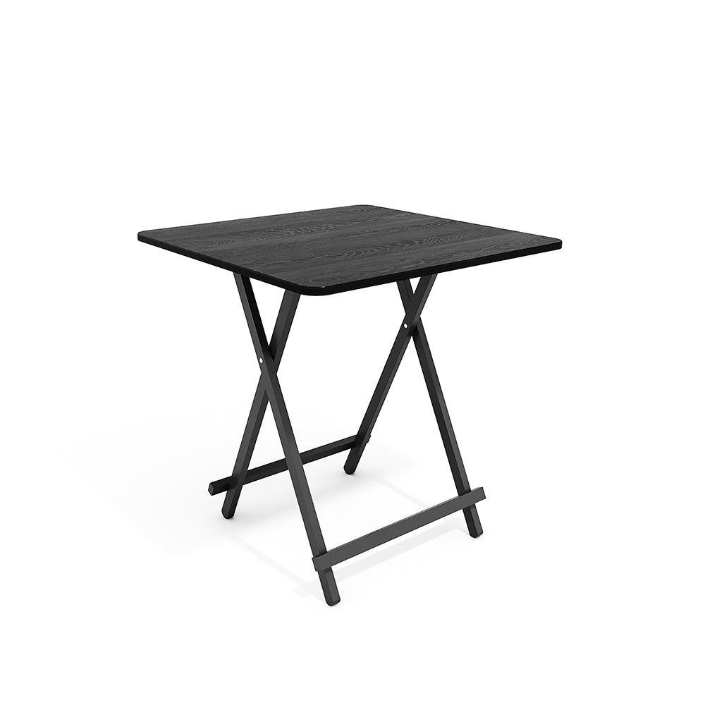 Black Folding Wooden Dining Table
