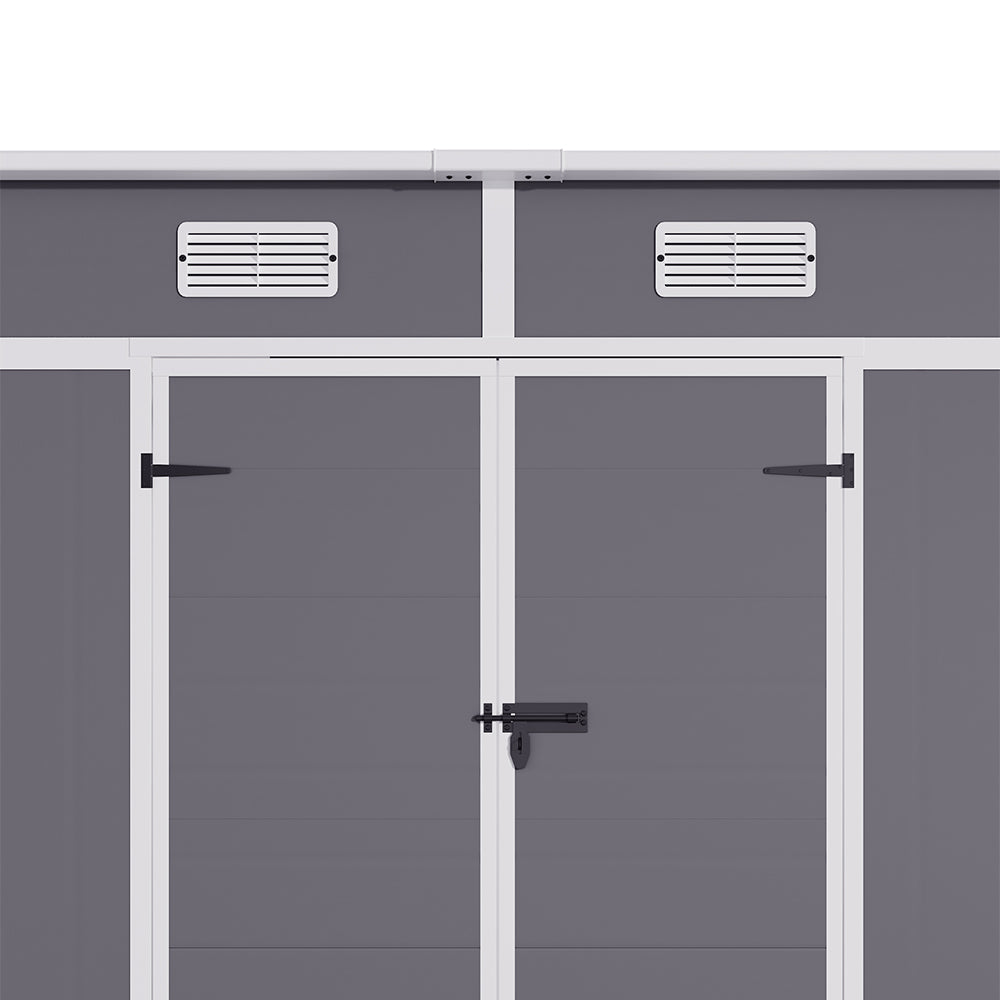 6x4FT Outdoor Plastic Garden Storage Shed