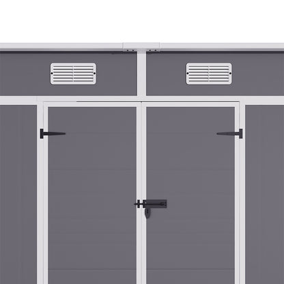 6x4FT Outdoor Plastic Garden Storage Shed