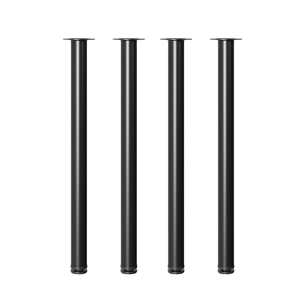 Set of 4 Round Metal Table Legs