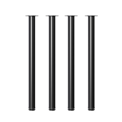Set of 4 Round Metal Table Legs