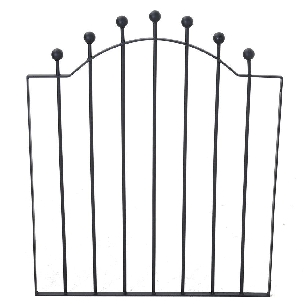 Black Wrought Iron Garden Gate