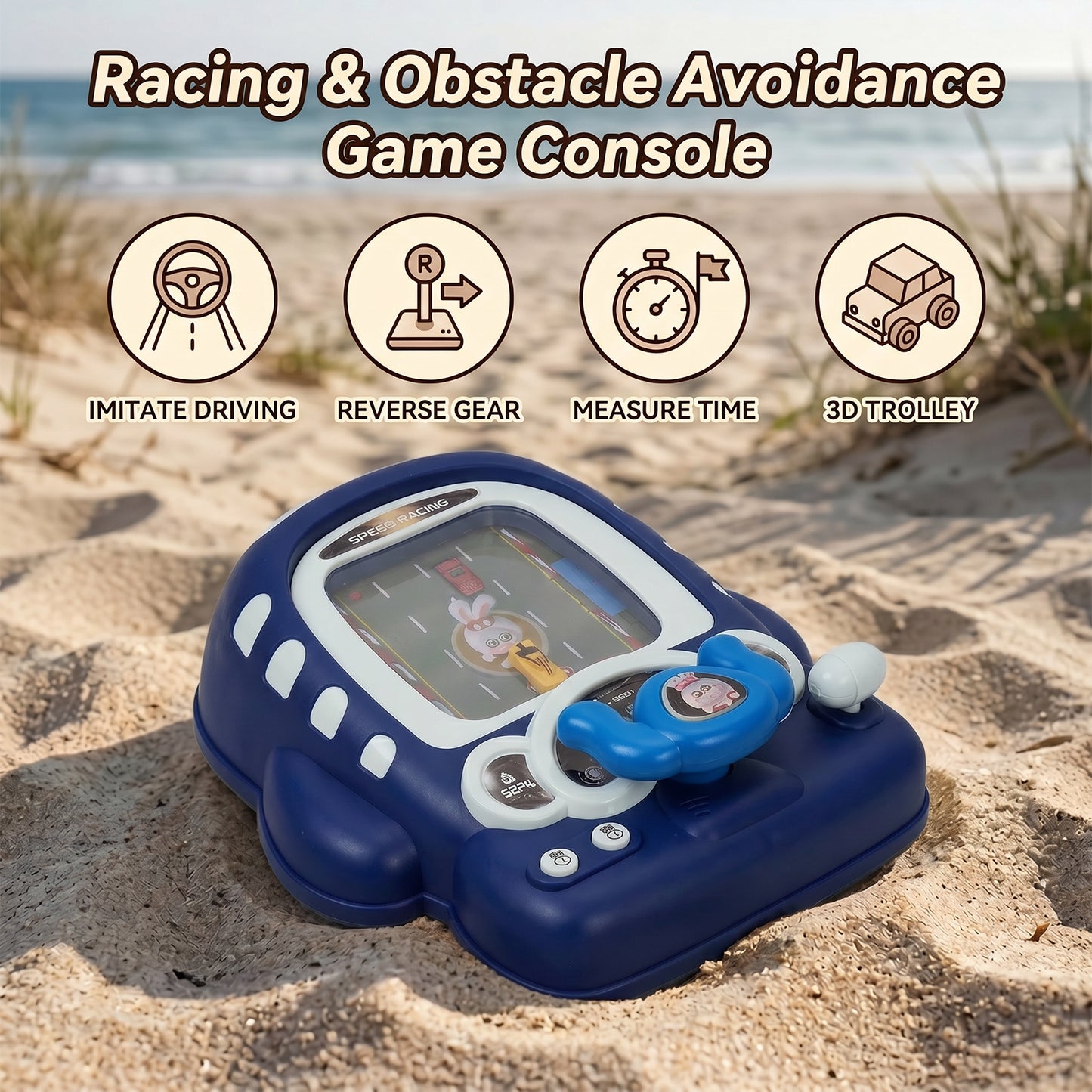 Simulation Driving Steering Wheel Toy with Sounds Effects