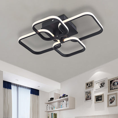 Contemporary LED Energy-efficient Semi Flush Ceiling Light