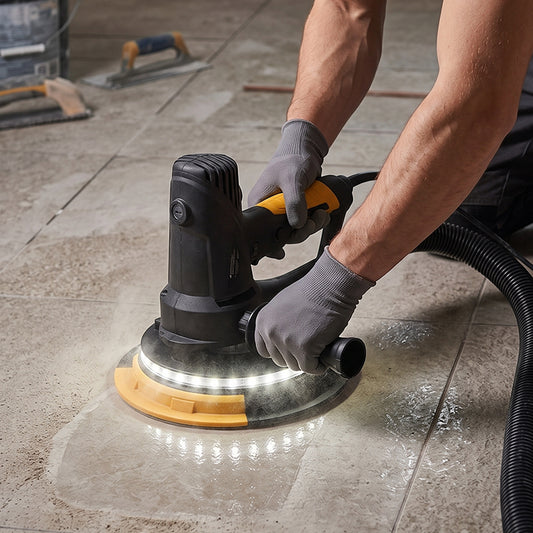 710W Electric Drywall Sander with Vacuum Dust Collection