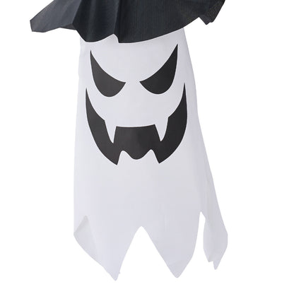 2Pcs Halloween Decorations Ghost Witch Hats with LED Lights