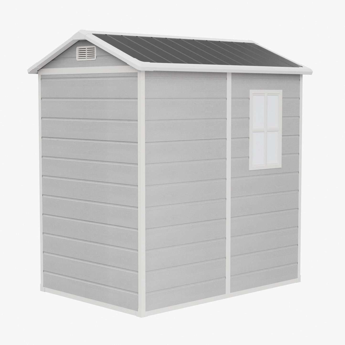 4x6 FT Outdoor Garden Plastic Storage Shed