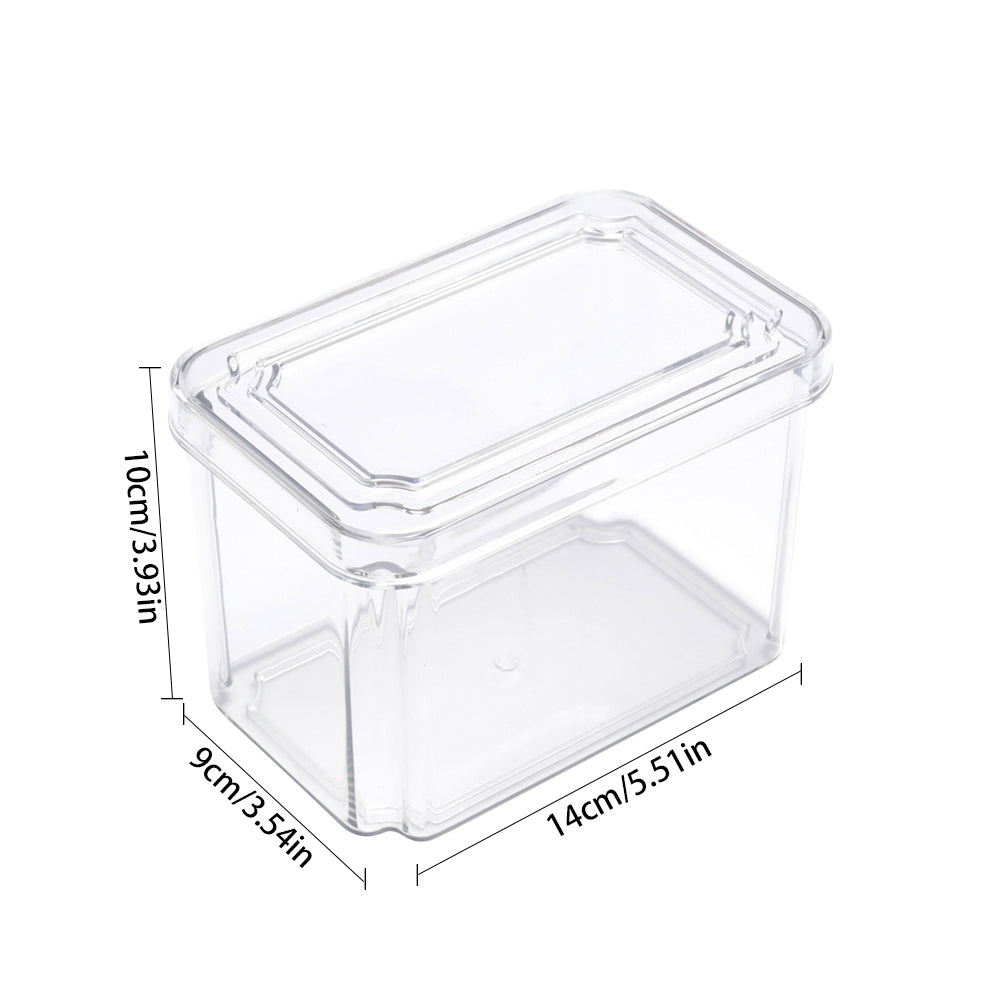 4Pcs Transparent Refrigerator Bins Organizer Set