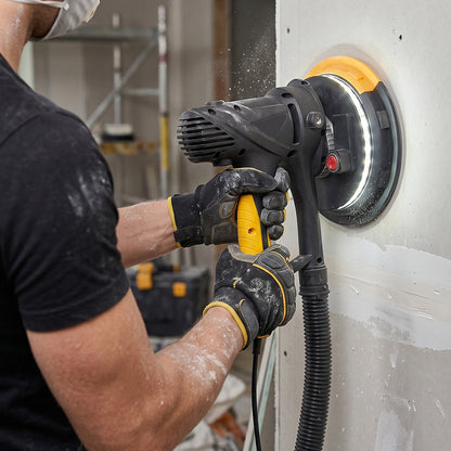 710W Electric Drywall Sander with Vacuum Dust Collection