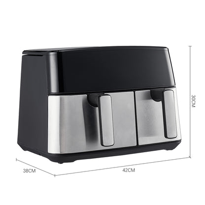 6.5L+3.5L Touch Screen Dual Basket Air Fryer