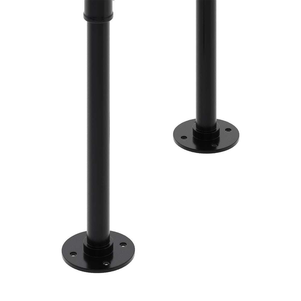 2Pcs Anti-slip H-Shaped Iron Table Legs