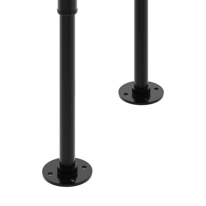 2Pcs Anti-slip H-Shaped Iron Table Legs