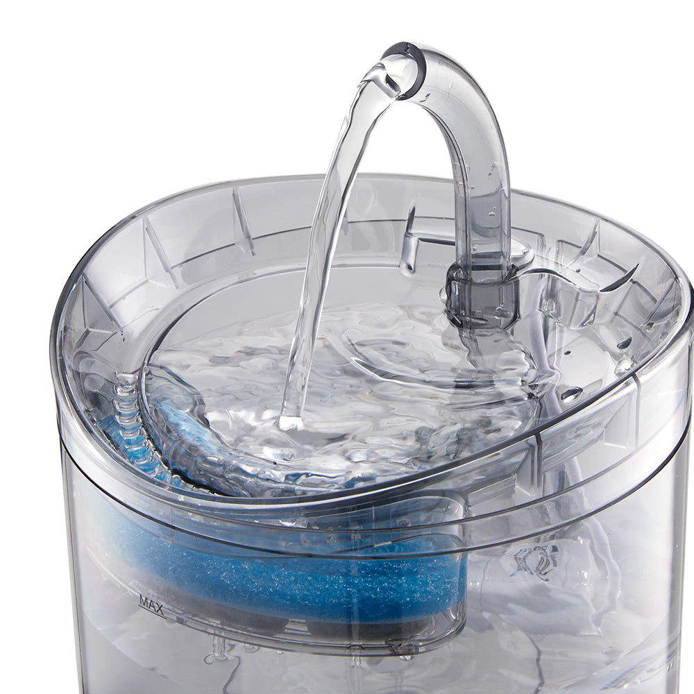 Transparent Automatic Pet Water Dispenser Cat Fountain