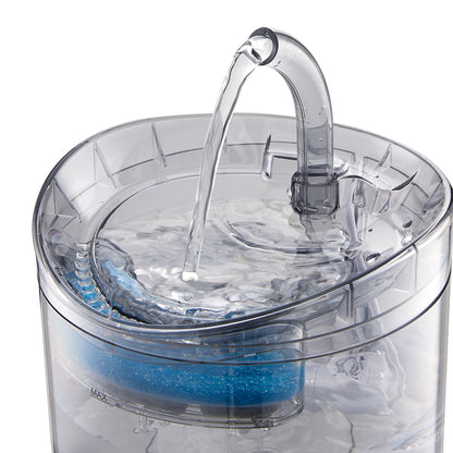 Transparent Automatic Pet Water Dispenser Cat Fountain