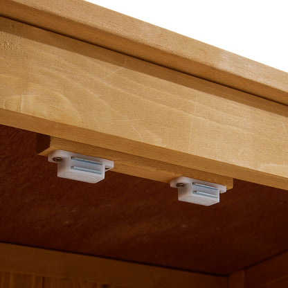 Outdoor Solid Wood Storage Cabinet