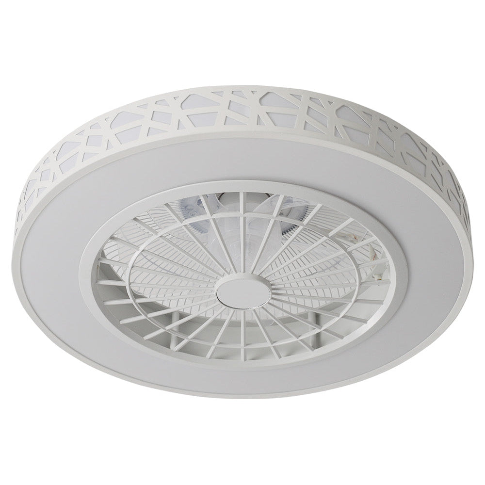 Round Acrylic LED Ceiling Light Fan with Remote Control