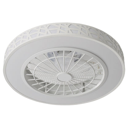 Round Acrylic LED Ceiling Light Fan with Remote Control