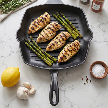 Cast Iron Frying Pan with Handles