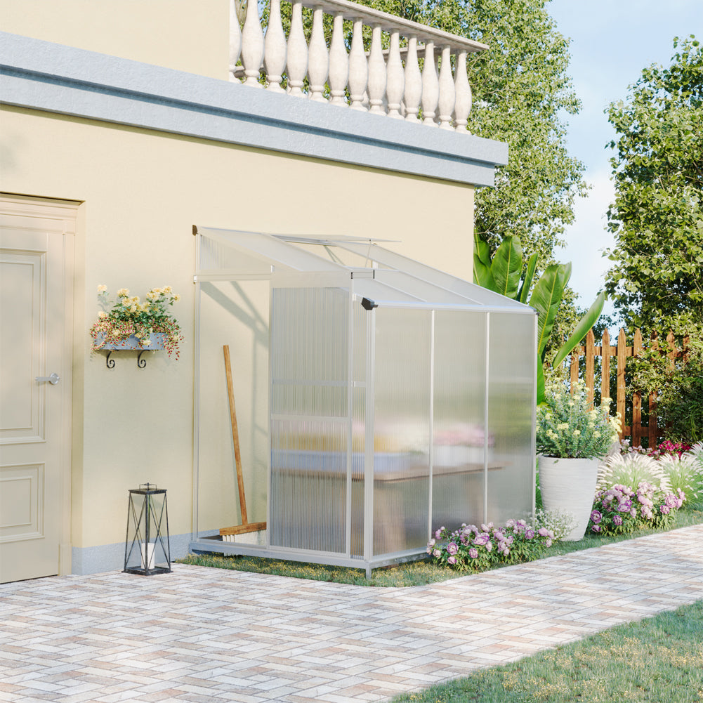 Set of 6 PC Twinwall Roofing Sheet Greenhouse Cover Glazed Panels