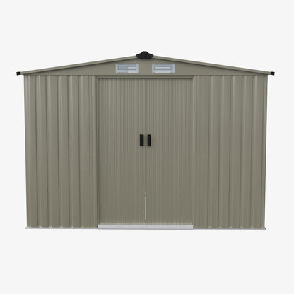 8x6 FT Large Metal Garden Tool Storage Shed